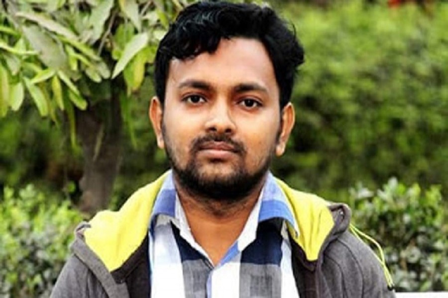 File photo shows Titumir College student Rajib Hossain