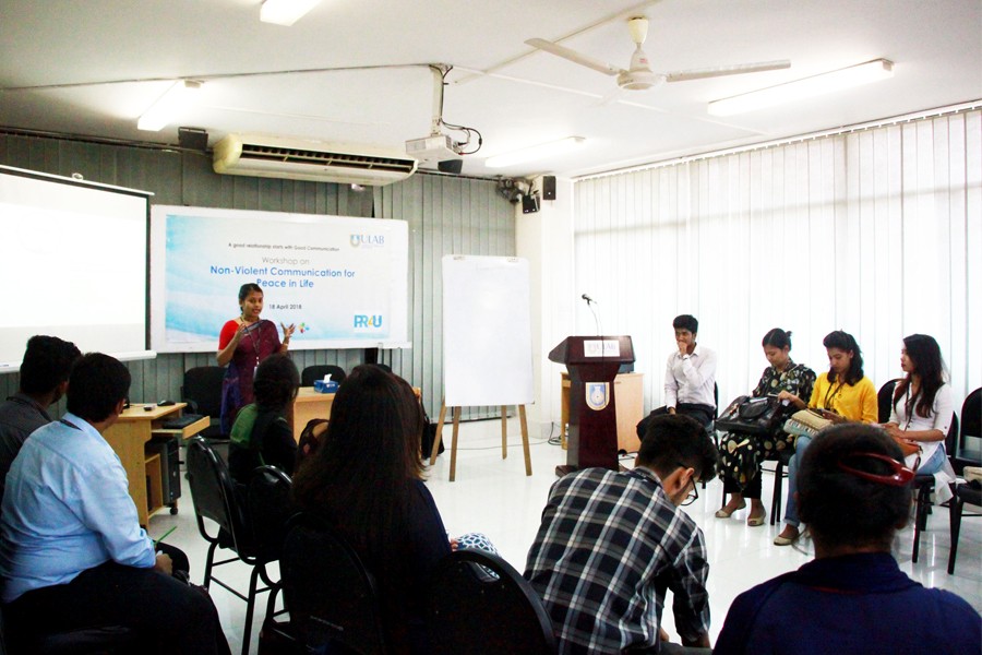 ULAB organises workshop on non-violent communication