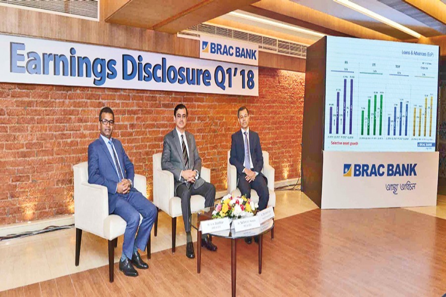 BRAC Bank's Q1 post-tax profit grows by 9.0pc