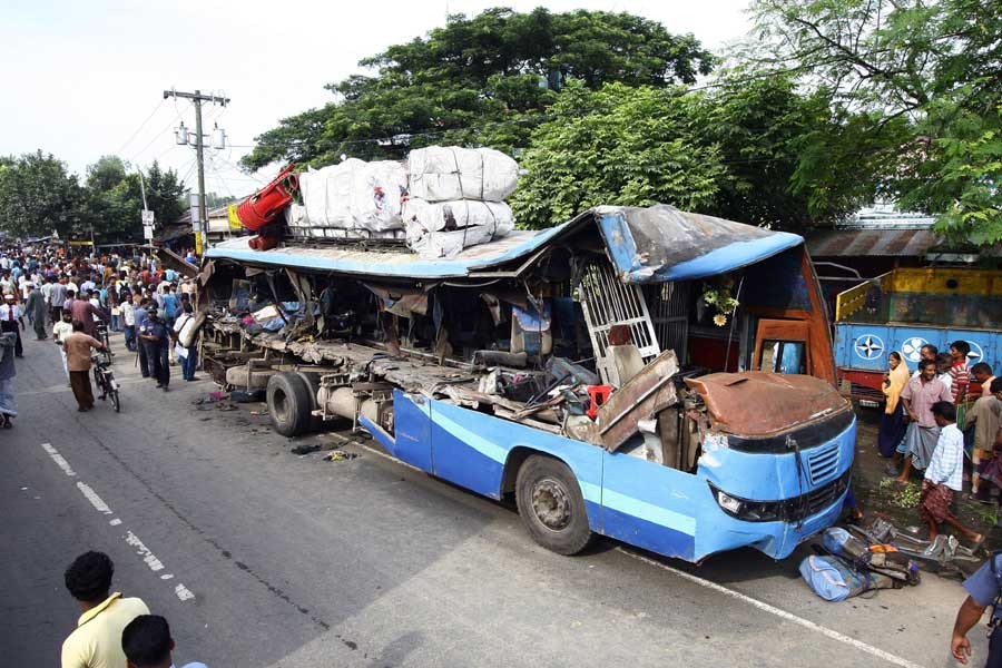 Accidents on roads, highways