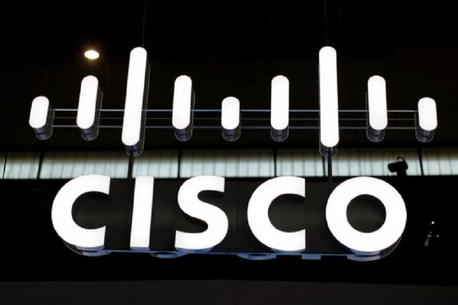 A logo of Cisco is seen during the Mobile World Congress in Barcelona, Spain February 27, 2018. Reuters/Files