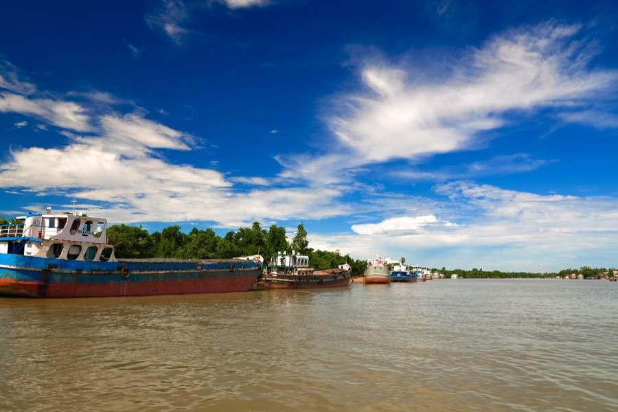 View of Meghna River