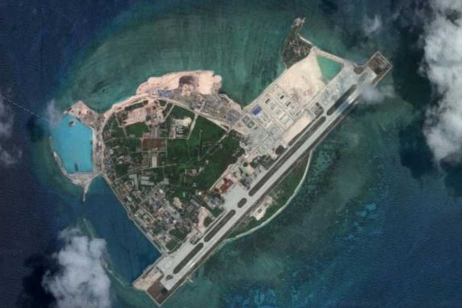 In a first, China lands bombers in South China Sea