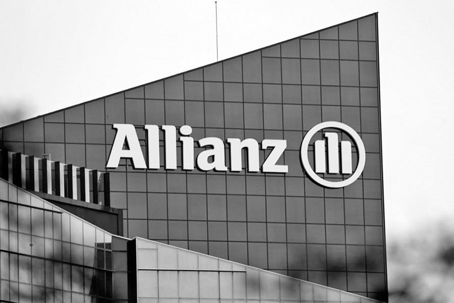 The logo of insurer Allianz SE seen on the company building in Puteaux at the financial and business district of La Defense near Paris, outside Paris, France	— Reuters