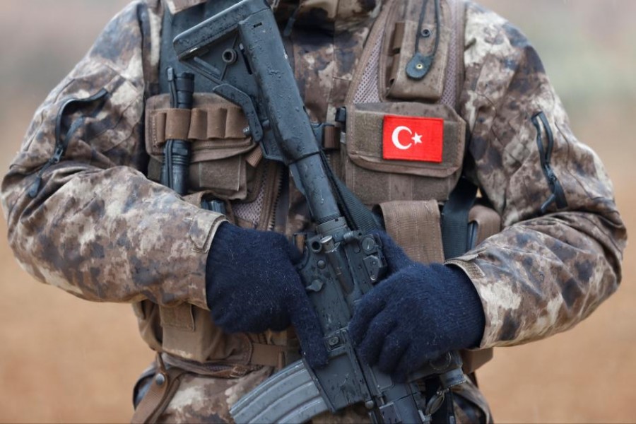 A member of Turkish police special forces stands guard in Azaz, Syria January 24, 2018. Reuters photo used for representation.