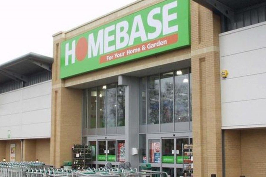 PA Image of a Homebase store in UK