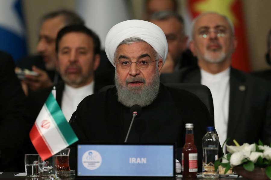 Iran's President Hassan Rouhani speaks during an extraordinary meeting of the Organisation of Islamic Cooperation (OIC) in Istanbul, Turkey May 18, 2018. Reuters/Files