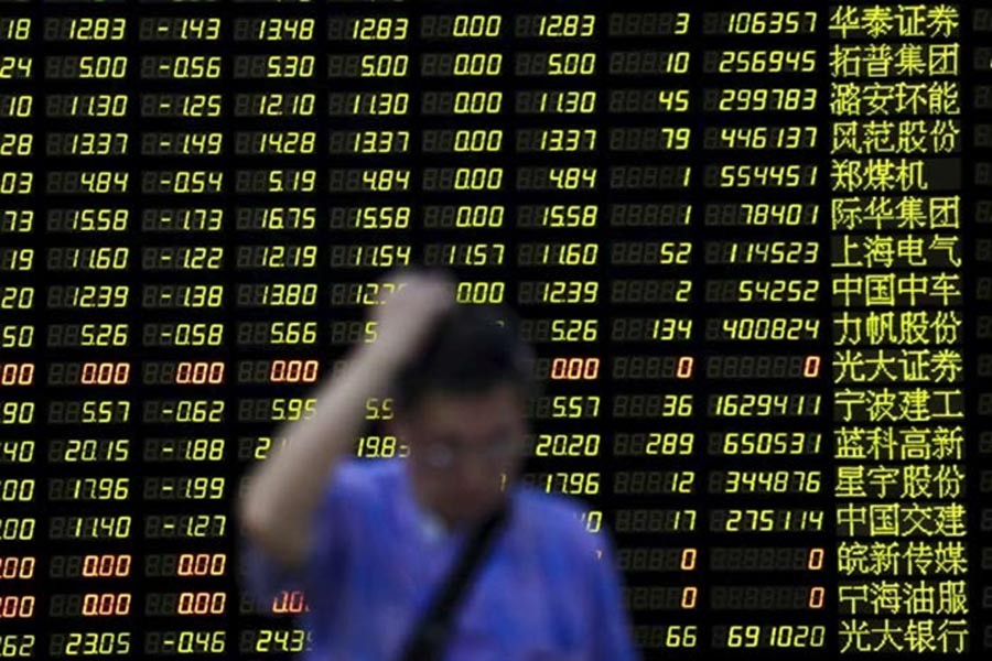 Asian markets mostly lower