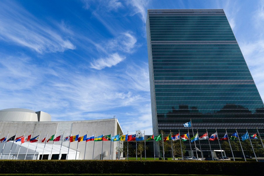 United Nations Headquarters in New York City, US