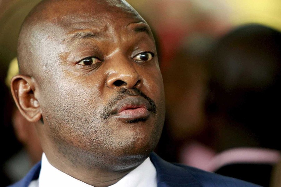 Burundi's President Pierre Nkurunziz seen in this Reuters file photo