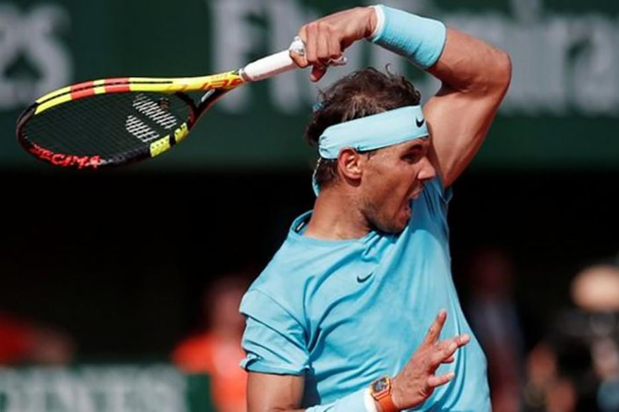 Nadal powers past Del Potro, face Thiem in final