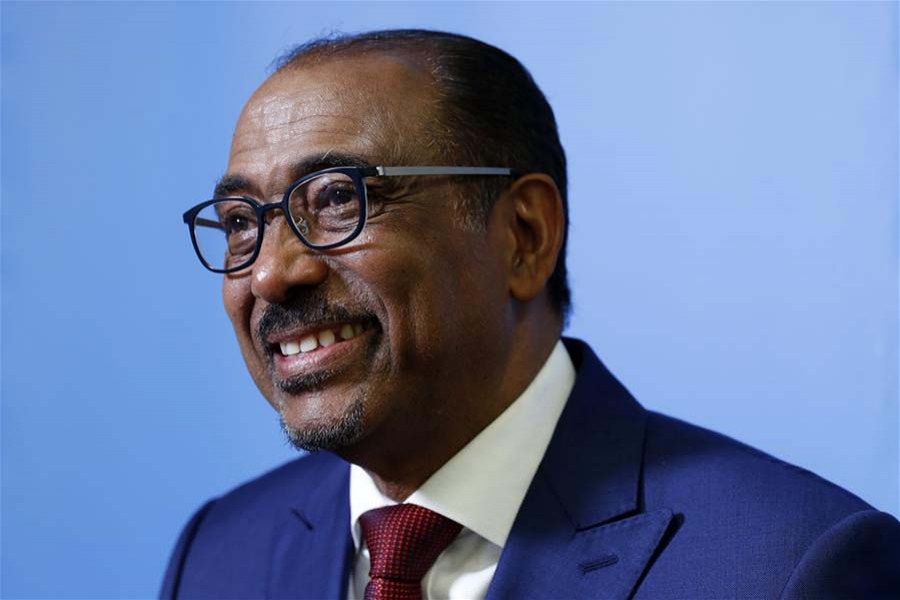 UNAIDS Executive Director Michel Sidibe speaks during an interview at the United Nations headquarters in New York, on June 12. Xinhua Photo