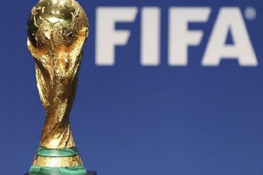 A replica of the FIFA Soccer World Cup Trophy pictured at the FIFA headquarters in Zurich on January 23, 2014. Reuters/Files