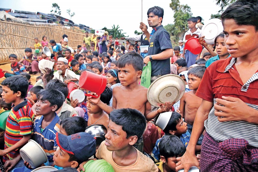 UN, WB chiefs to meet Rohingyas Monday