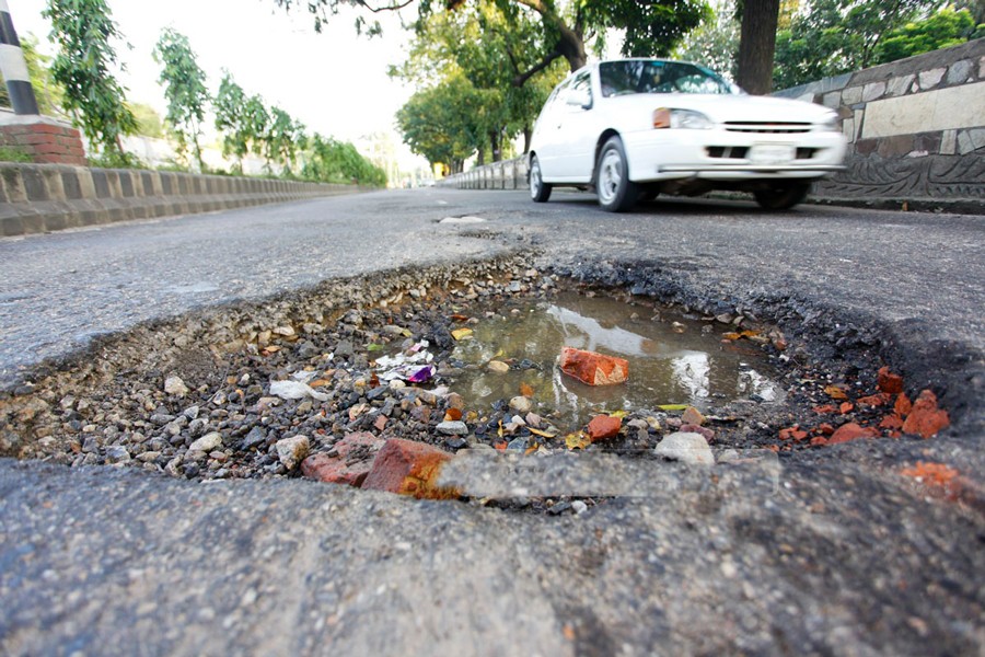 The tale of scary rundown roads