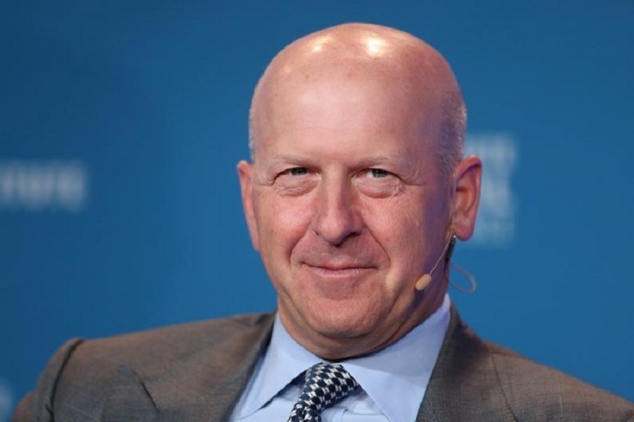 David M. Solomon, President and Chief Operating Officer, Goldman Sachs, speaks at the Milken Institute's 21st Global Conference in Beverly Hills, California, US, April 30, 2018. Reuters/File Photo