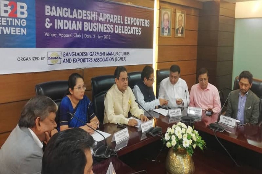 Indian business delegation meets BD apparel exporters