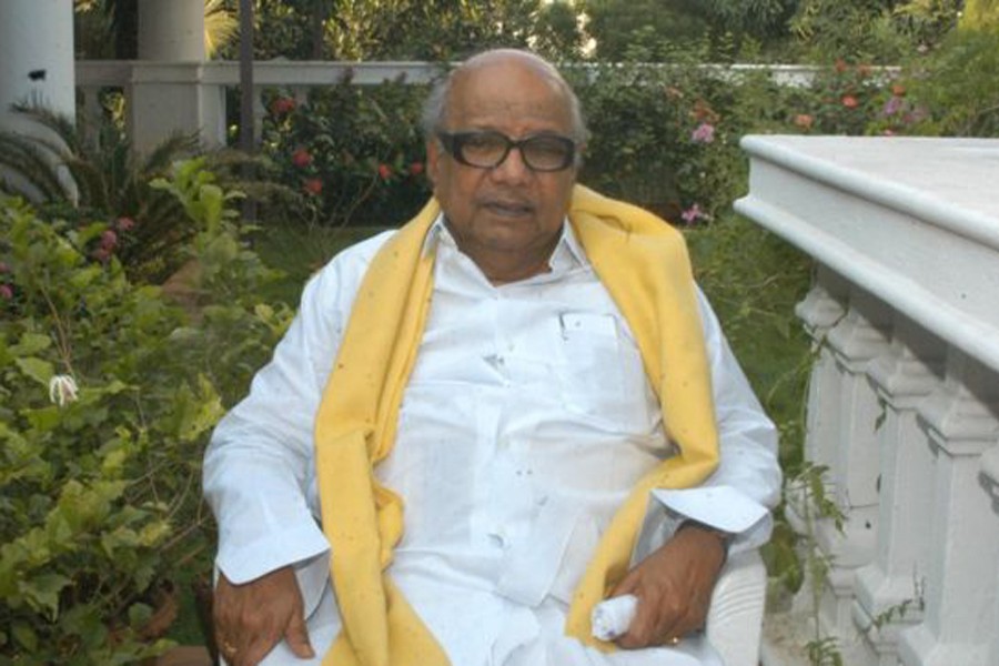 Tamil Nadu ex-CM Karunanidhi  in hospital