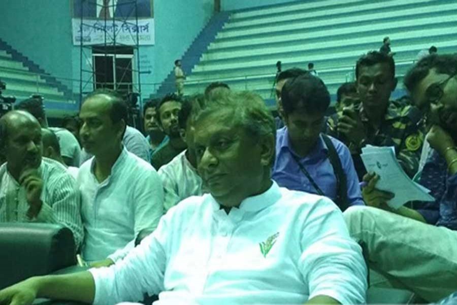 BNP’s Ariful Haque Chowdhury is seen in this photo