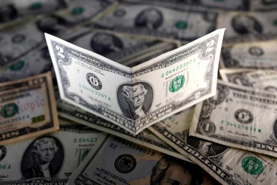 US dollar notes are seen in this November 7, 2016 picture illustration. Reuters/Illustration/File Photo