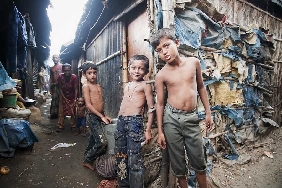 Bleak future for slum children   