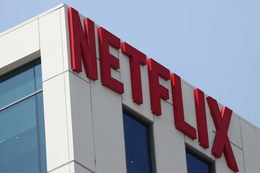 The Netflix logo is seen on their office in Hollywood, Los Angeles, California, US July 16, 2018. Reuters/Files