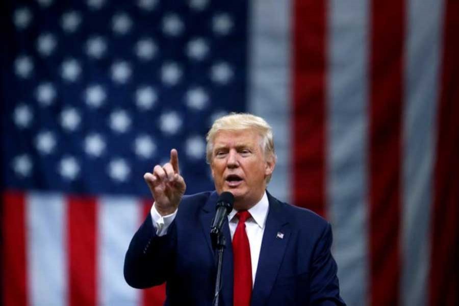 Republican US Presidential nominee Donald Trump attends a campaign event at the Greater Columbus Convention Center in Columbus, Ohio August 1, 2016. Reuters/Files