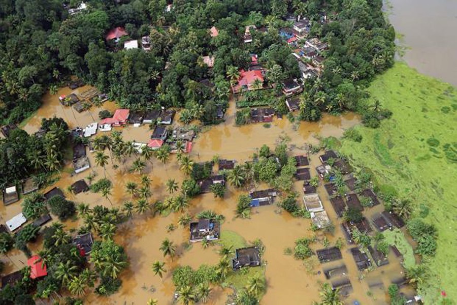 Massive cleanup begins as flood waters recede in Kerala