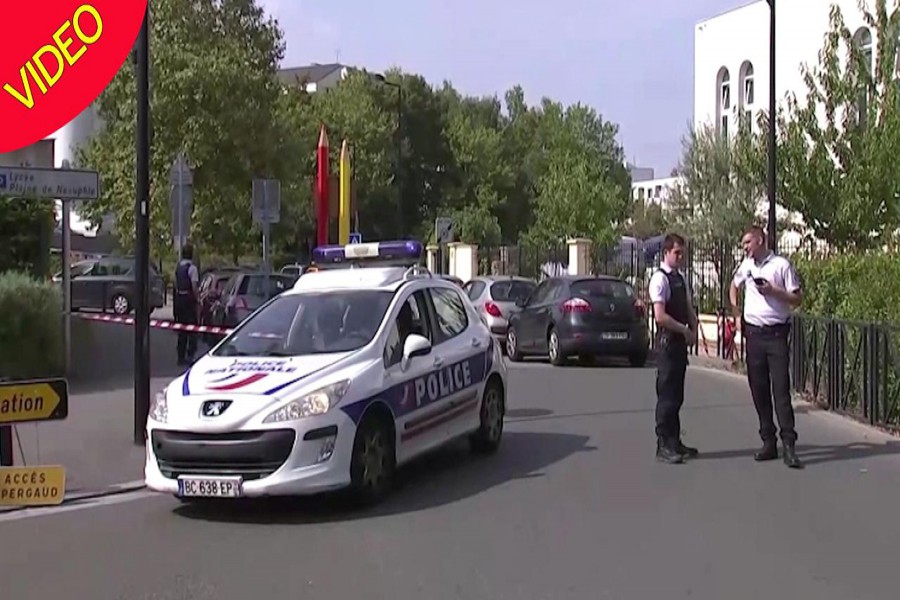 Two die in knife attack in Paris suburb