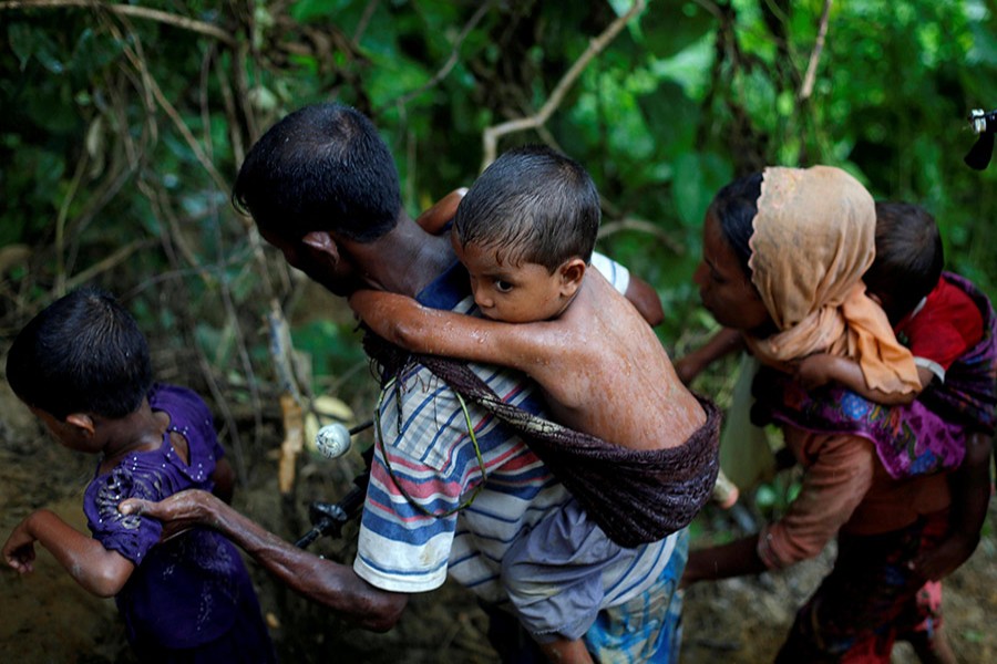 Over 0.7 million people have fled from their homes in Myanmar's Rakhine State into Bangladesh since August 2017 — Reuters/File