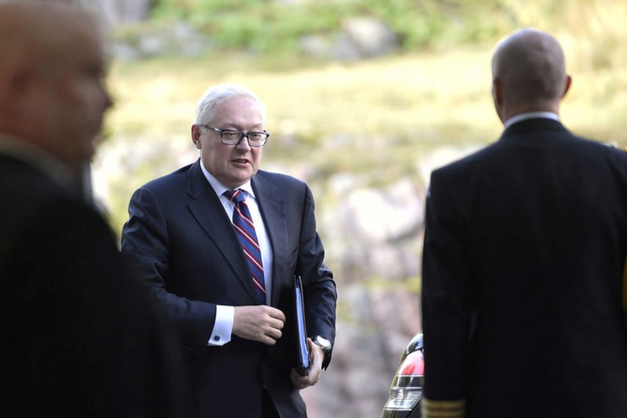 Finnish President Sauli Niinisto (not in picture) meets Deputy Foreign Minister of the Russian Federation Sergei Ryabkov at the President's Official Residence Mantyniemi, Helsinki, Finland September 12, 2017. Reuters/File photo