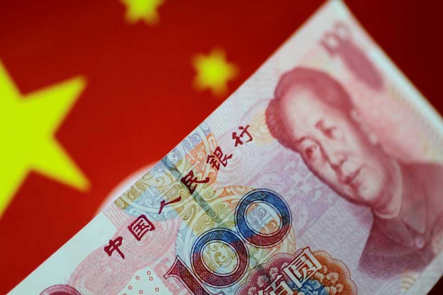 A China yuan note is seen in this illustration photo May 31, 2017. Reuters/Illustration/File Photo