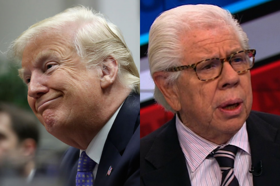 Trump in feud with legendary Watergate journalist