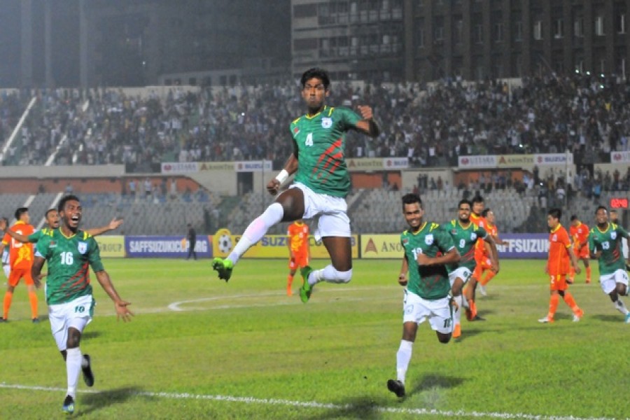 Bangladesh beat Bhutan in SAFF Championship