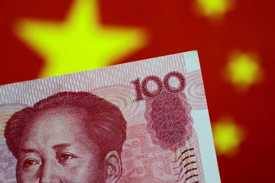 A China yuan note is seen in this illustration photo, May 31, 2017. Reuters/Illustration/File Photo