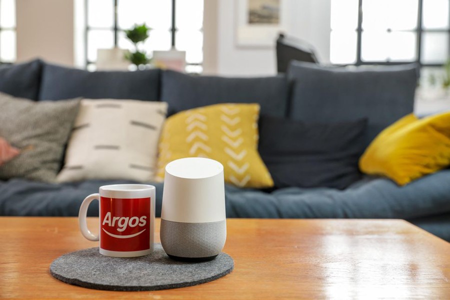 Argos launched its Google Assistant-based voice shop service. Internet photo