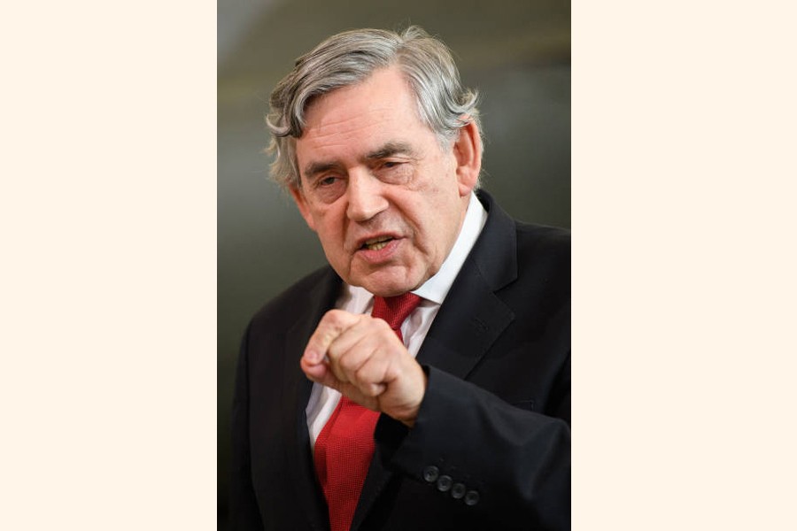 Former British Prime Minister Gordon Brown