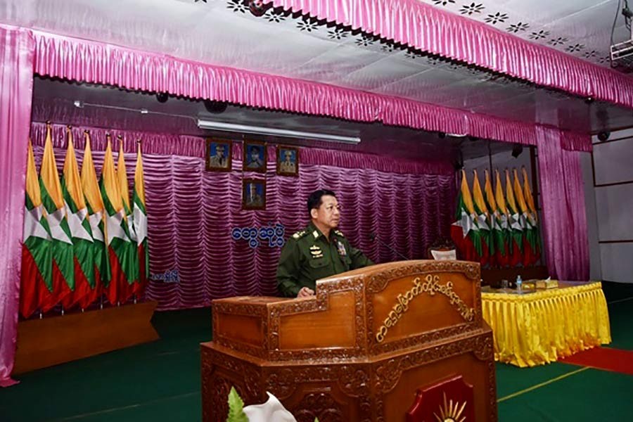 UN has no right to interfere, Myanmar army chief says