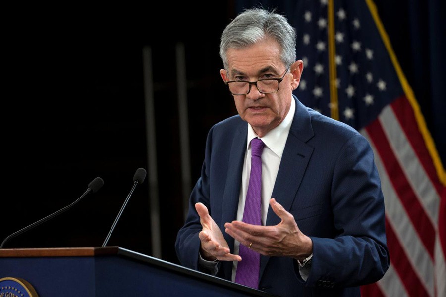 US Federal Reserve Chairman Jerome Powell holds a news conference following a two-day Federal Open Market Committee (FOMC) policy meeting in Washington, US, September 26, 2018. Reuters