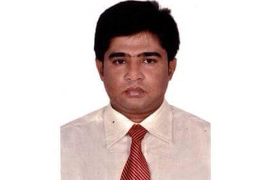 Anwar Hossain, marketing officer of Ekattor TV. Photo: Collected