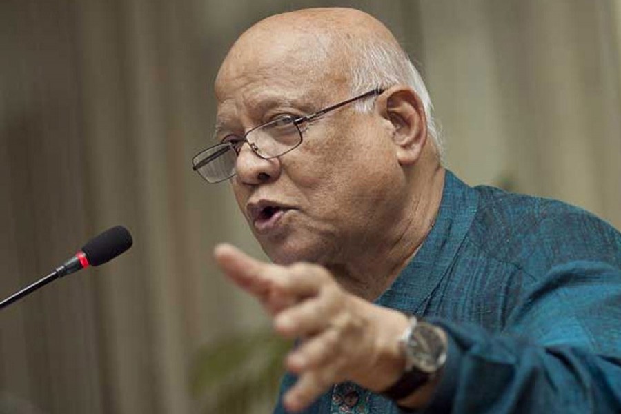 Finance Minister Abul Maal Abdul Muhith: File photo