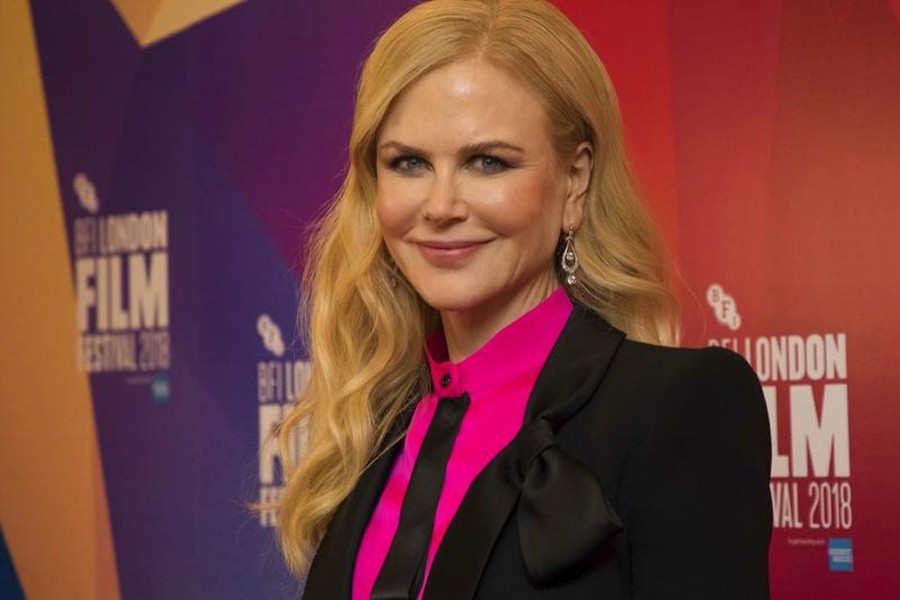 Actress Nicole Kidman poses for photographers upon arrival at the premiere of the film Destroyer showing as part of the BFI London Film Festival in London, Oct 14, 2018. AP photo