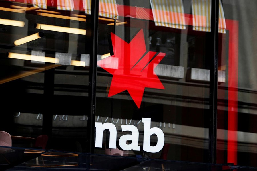 The National Australia Bank logo is seen on a branch in central Sydney, Australia — Reuters/File