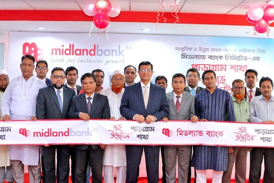 Midland Bank opens new branch at Nababganj