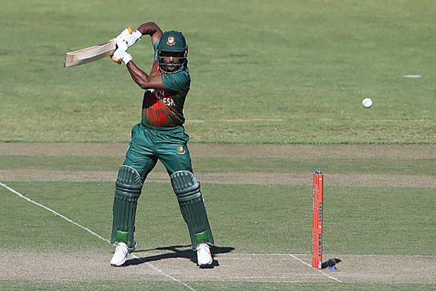 File photo shows Bangladesh opener Imrul Kayes in action — Collected