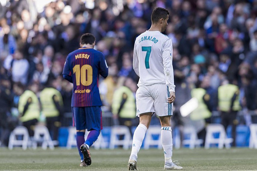 Lionel Messi and Cristiano Ronaldo