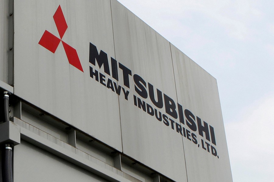 The logo of Mitsubishi Heavy Industries is seen at the company's Sagamihara plant in Sagamihara, Japan on July 4, 2016 — Reuters/File