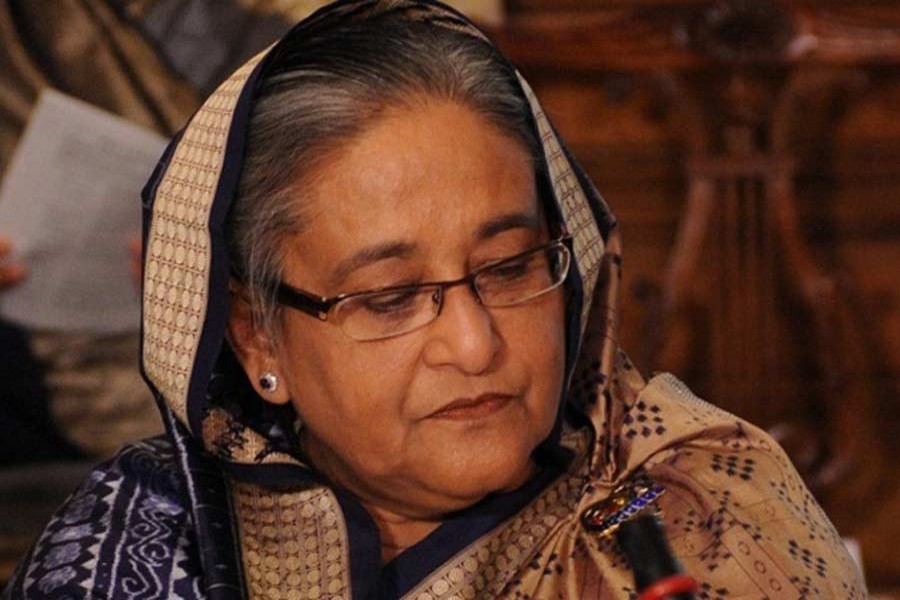 Prime Minister Sheikh Hasina. File Photo