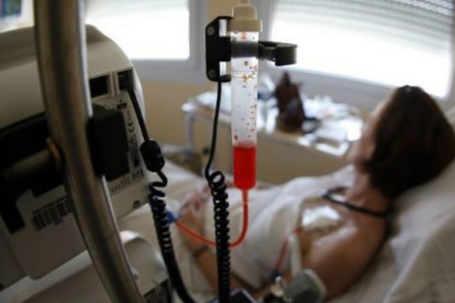 A patient receives chemotherapy treatment for breast cancer in France - Reuters photo used for representation