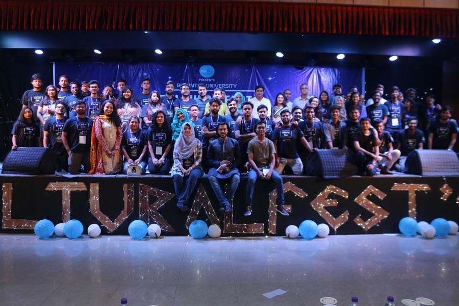 The organisers of this year's inter-university cultural festival at Bangladesh University of Professionals